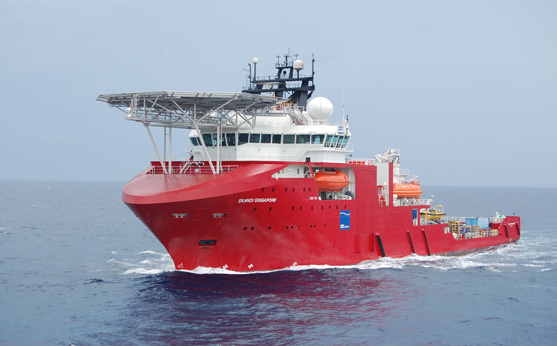 The Skandi Singapore will begin construction operations for an unnamed client in Southeast Asia In early January 2020.
