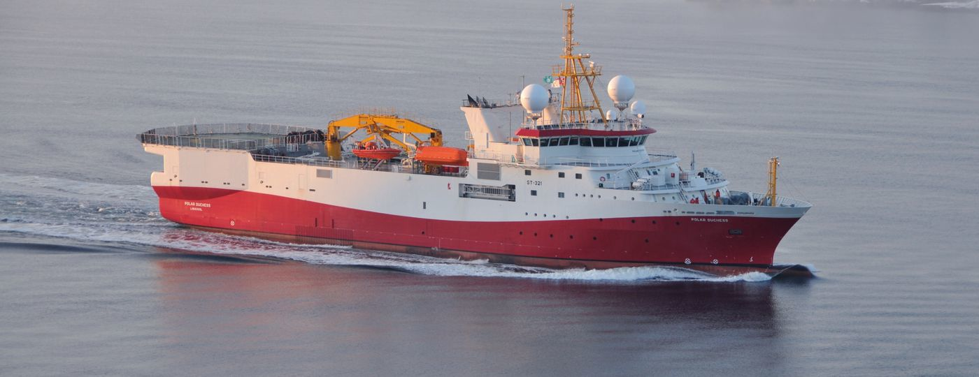 The seismic vessel Polar Duchess.