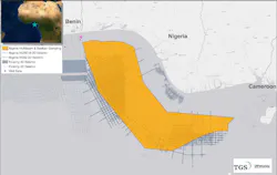 Map showing area of the Nigeria multibeam and seafloor sampling study. Map showing area of the Nigeria multibeam and seafloor sampling study.