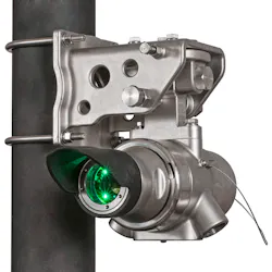 Line-of-sight detectors used to continuously monitor combustible hydrocarbon gas concentrations in harsh environments should include control temperature and obscuration triggers, as found on the Det-Tronics Flexsight LS 2000 LOS IR detector. Line-of-sight detectors used to continuously monitor combustible hydrocarbon gas concentrations in harsh environments should include control temperature and obscuration triggers, as found on the Det-Tronics Flexsight LS 2000 LOS IR detector.