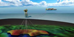 The preferred concept for the Dorado field development is an FPSO and wellhead platform, with an initial phase focused on oil and condensate followed by a future gas export phase. The preferred concept for the Dorado field development is an FPSO and wellhead platform, with an initial phase focused on oil and condensate followed by a future gas export phase.
