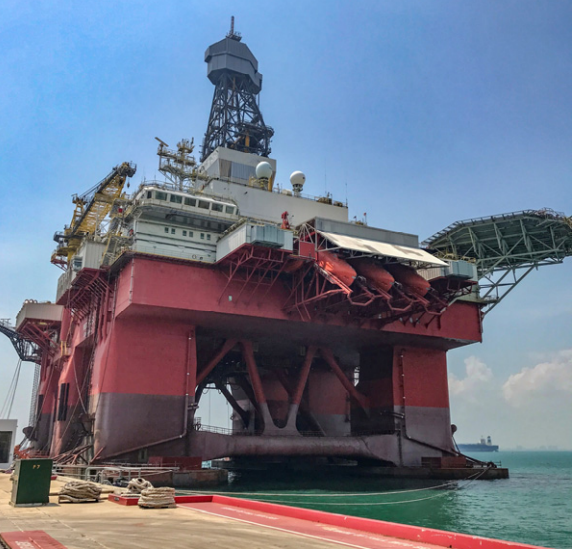 In February, the semisubmersible Transocean Norge will drill two production well on the Bauge field in the Norwegian Sea.