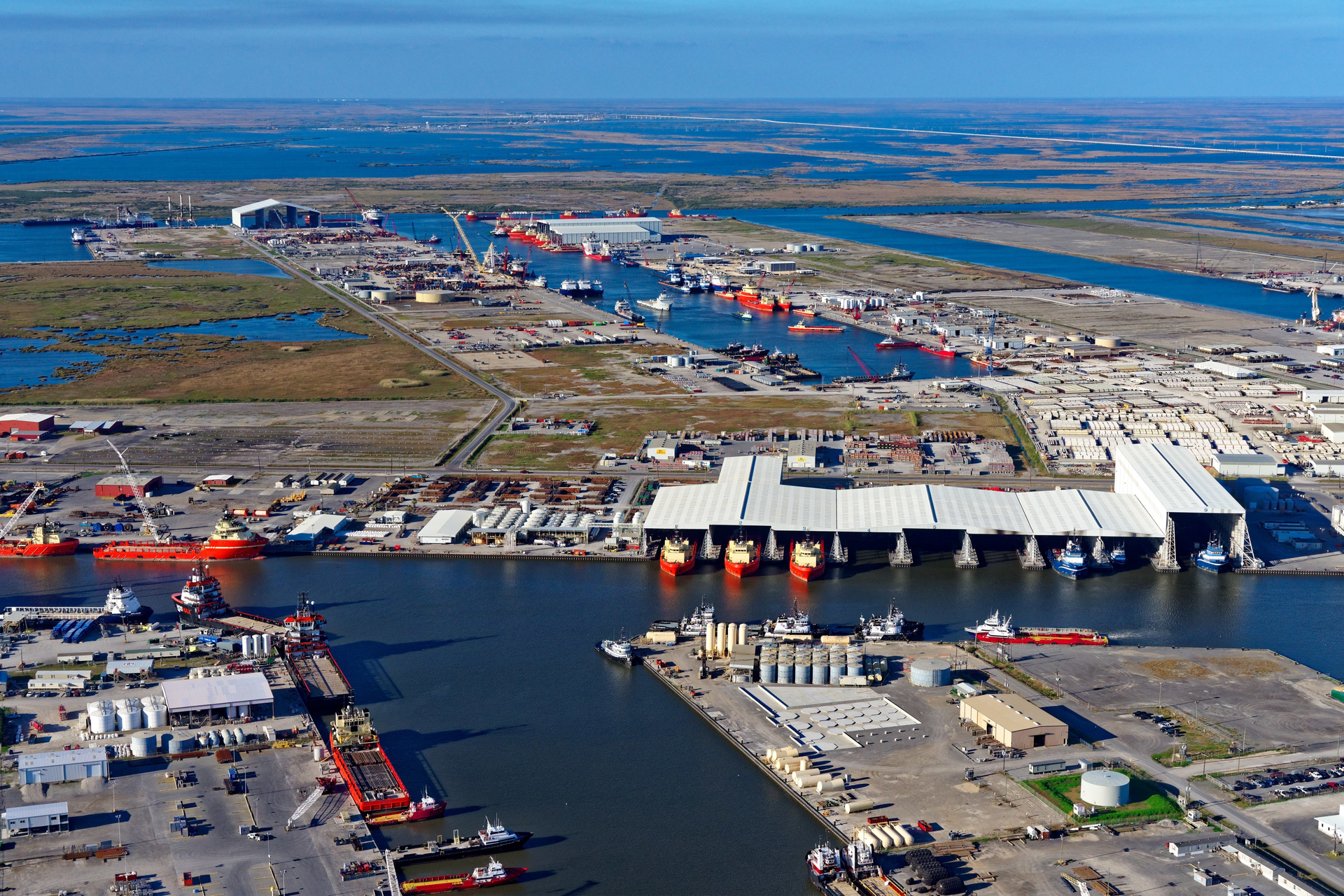 ECO&rsquo;s port facilities include three terminals that serve as the focal point of the company&rsquo;s Port operations, housing 24 covered slips.