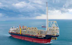 The FPSO Prof. John Evans Atta Mills operates at the TEN fields development offshore Ghana. The FPSO Prof. John Evans Atta Mills operates at the TEN fields development offshore Ghana.