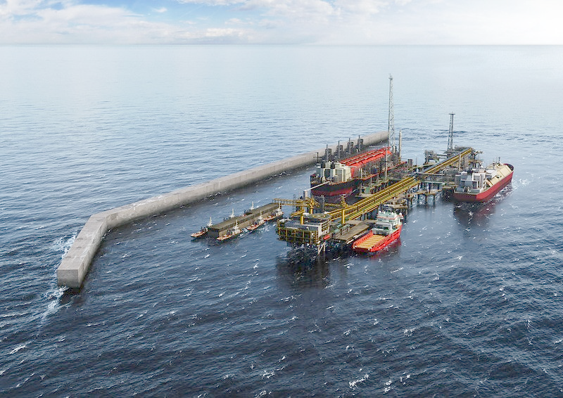 The Greater Tortue/Ahmeyim LNG project is located on the maritime border of Mauritania and Senegal.