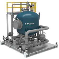 The new design is an evolution of Stauper´s existing and patented Compact Flotation Unit, allowing for a smaller vessel on offshore installations where space and footprint are critical. The new design is an evolution of Stauper´s existing and patented Compact Flotation Unit, allowing for a smaller vessel on offshore installations where space and footprint are critical.