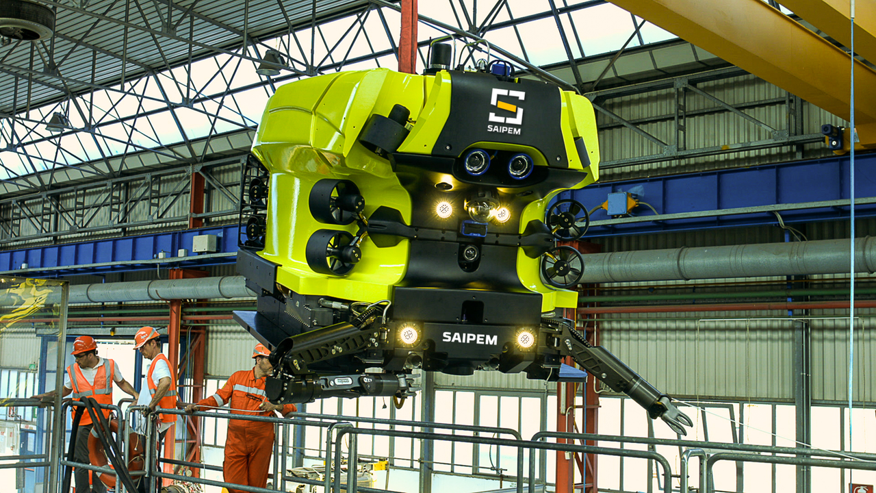 The underwater intervention drone Hydrone-R.