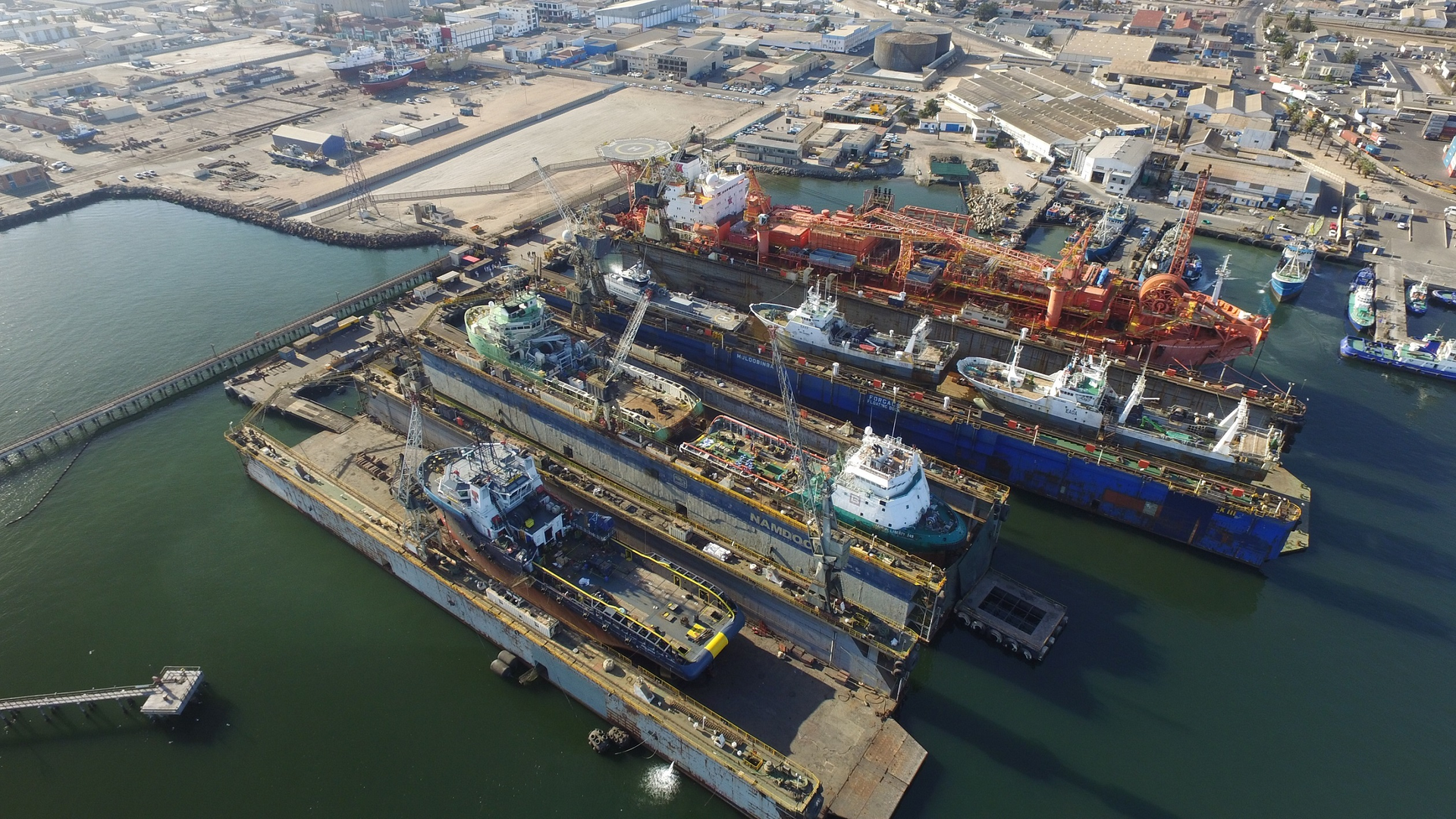 Namdock includes three floating docks and on-site fabrication facilities.