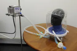 The CPAP ventilator system, Uni-Life 100. The CPAP ventilator system, Uni-Life 100.
