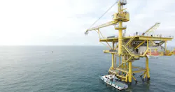 SASB natural gas production platform in the Black Sea offshore Turkey. SASB natural gas production platform in the Black Sea offshore Turkey.
