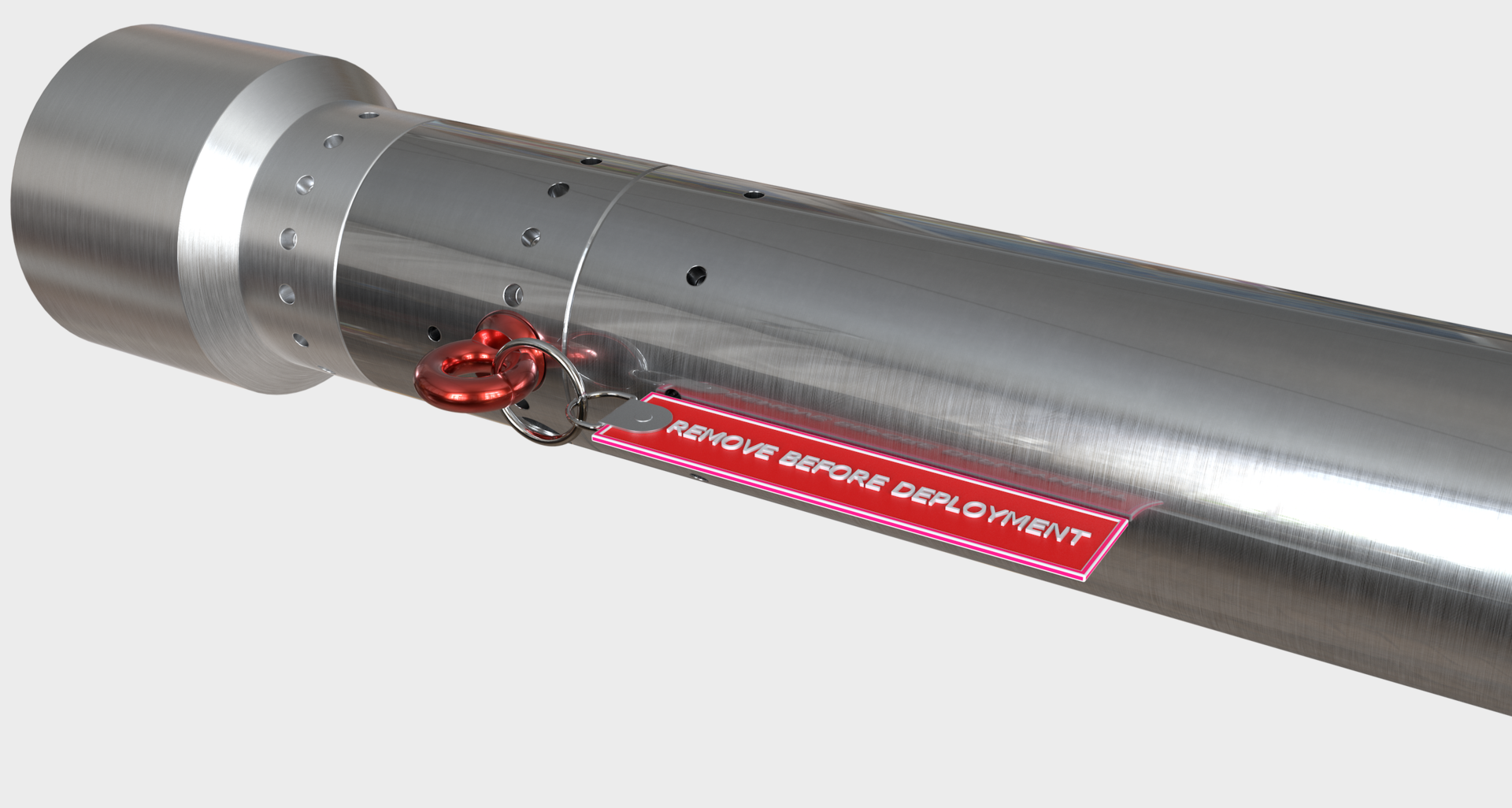 Instrumented tubular plug.