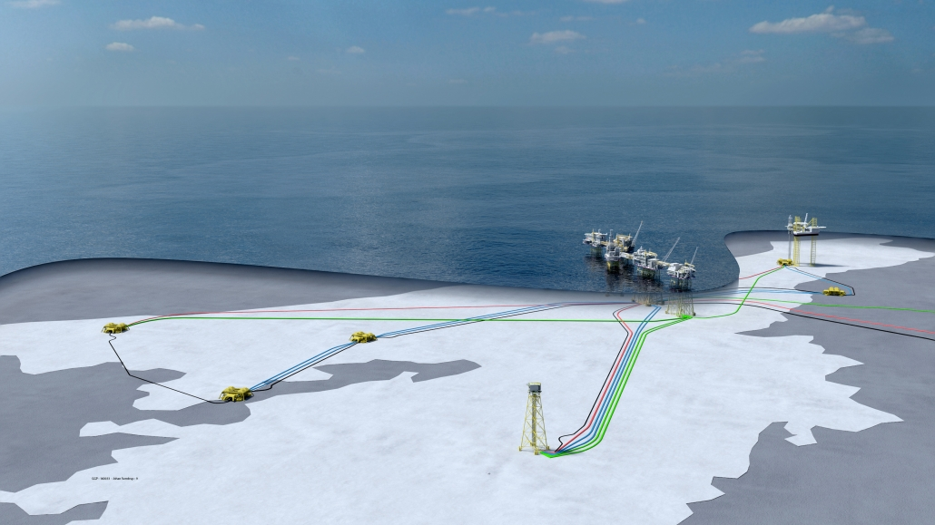 Schematic of Johan Sverdrup Phase 2.