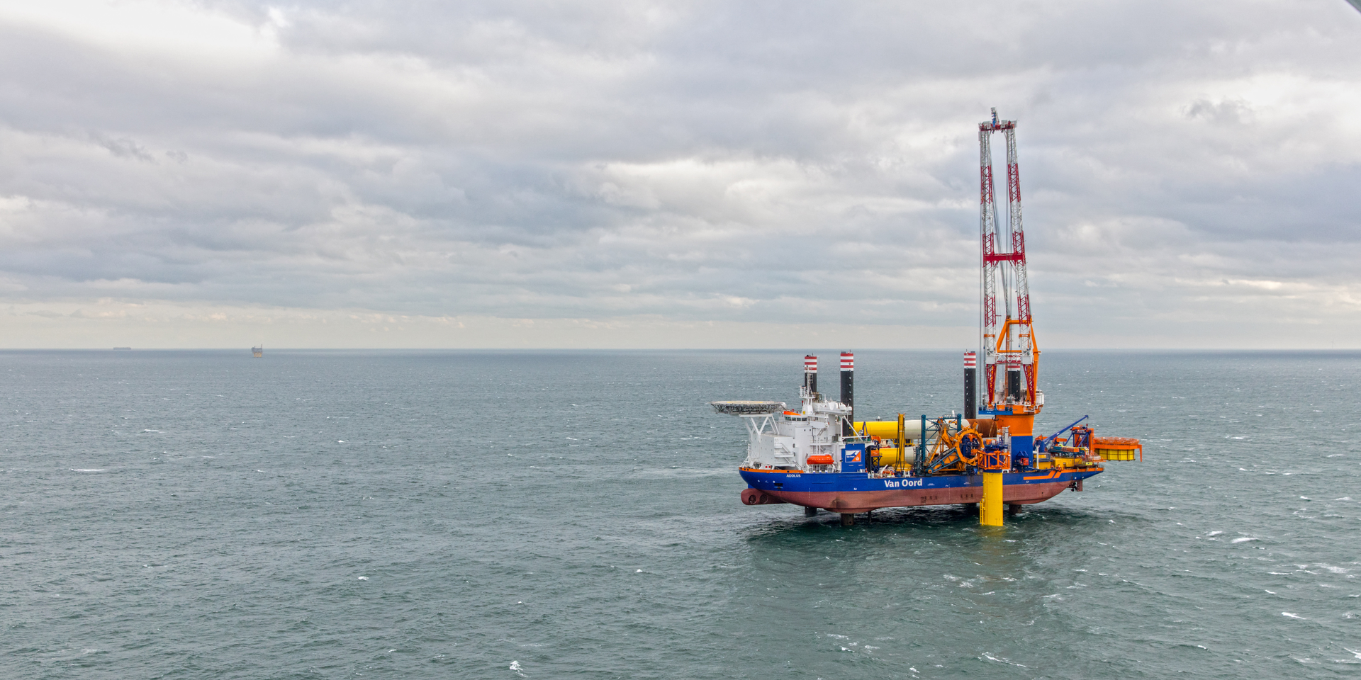 The offshore installation vessel Aeolus.