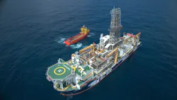 The drillship Stena IceMAX. The drillship Stena IceMAX.