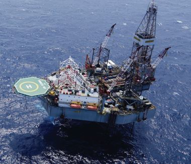 The jackup drilling rig Valaris 107.