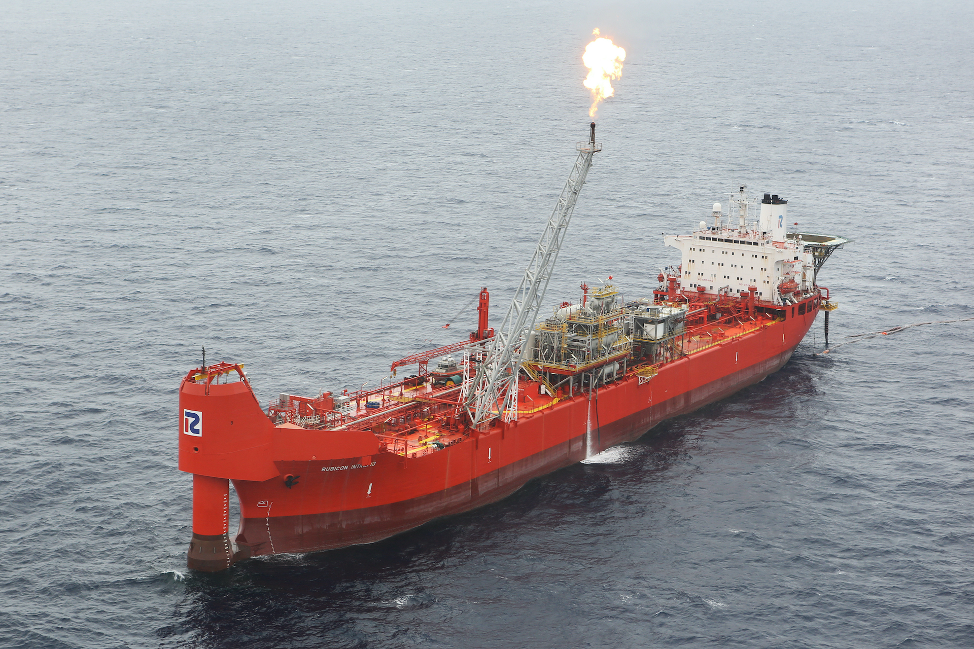 The FPSO Rubicon Intrepid at the Galoc field offshore the Philippines.