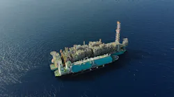 The PFLNG DUA operates at the Rotan gas field offshore Sabah. The PFLNG DUA operates at the Rotan gas field offshore Sabah.
