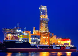 The drillship Stena DrillMAX. The drillship Stena DrillMAX.