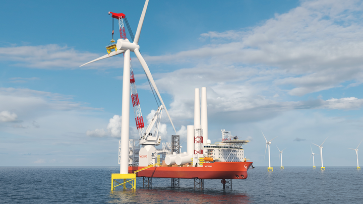 The wind turbine installation vessel will be an NG-16000X design by GustoMSC.