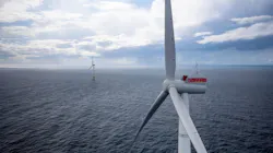 The Hywind Scotland floating wind farm. The Hywind Scotland floating wind farm.