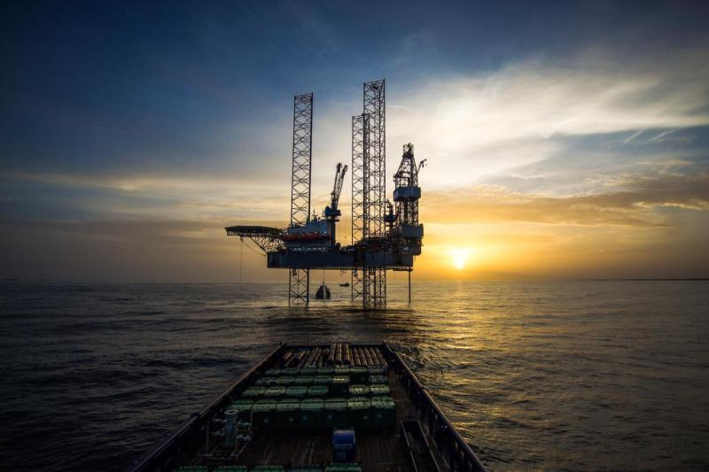 The jackup Odin operating offshore Mexico.