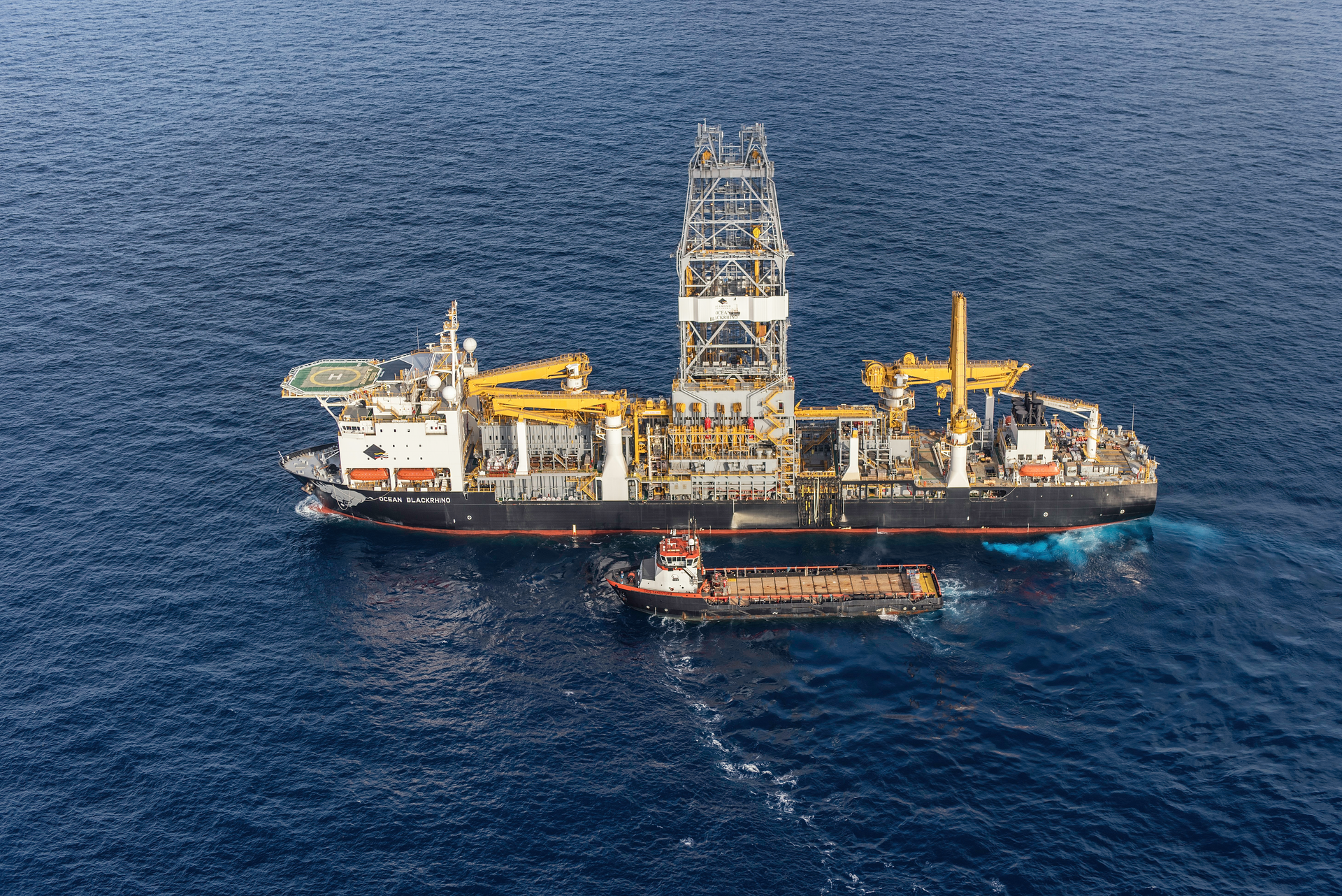 The Diamond Offshore drillship Ocean BlackRhino.