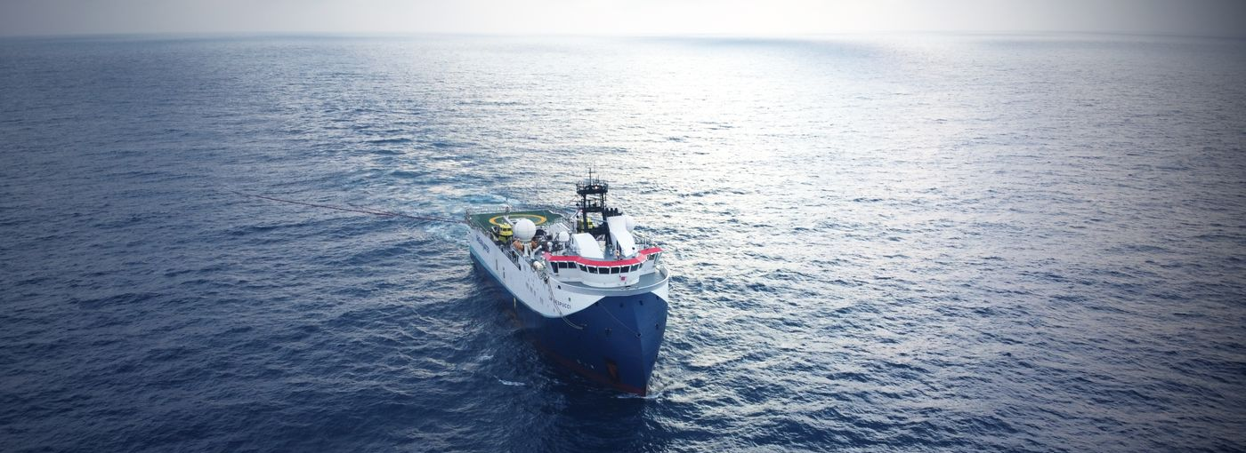 The seismic vessel SW Vespucci.