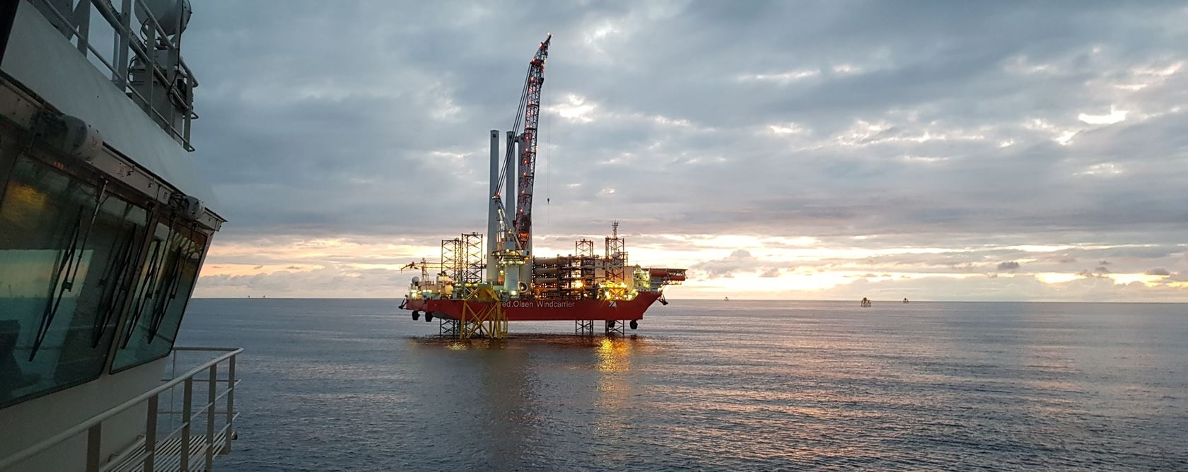 The jackup vessel Blue Tern.