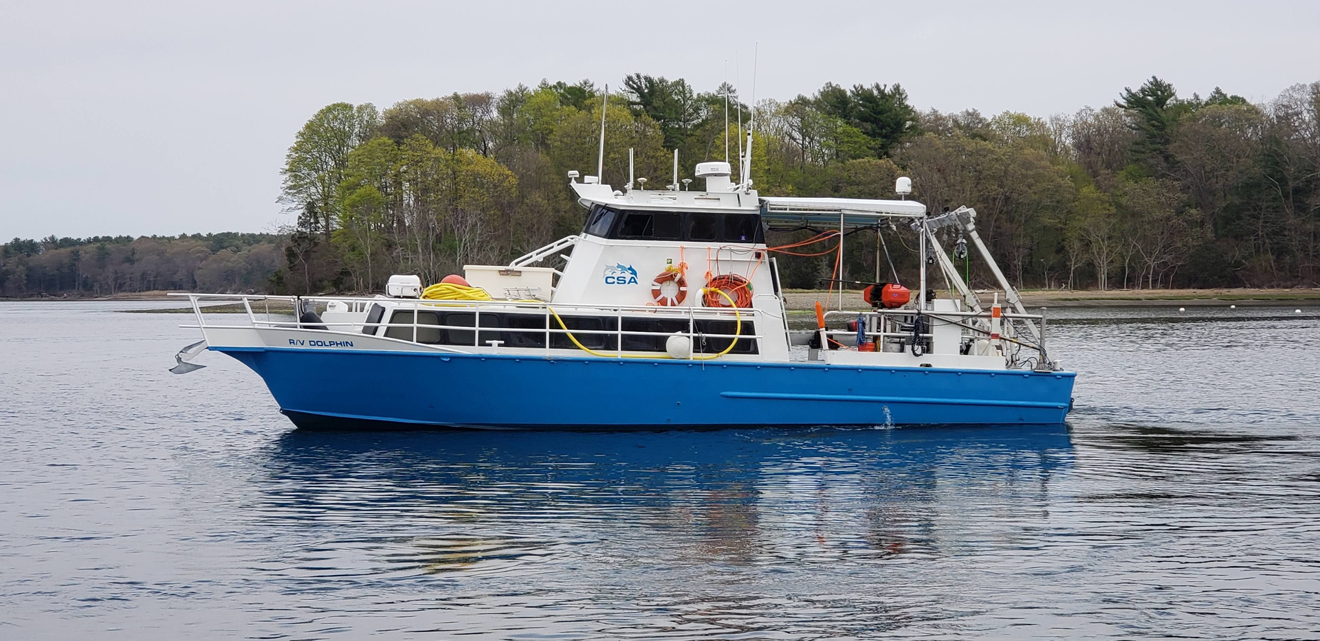 The R/V Dolphin.