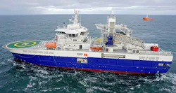 The service operation vessel WaveMaster 1. The service operation vessel WaveMaster 1.