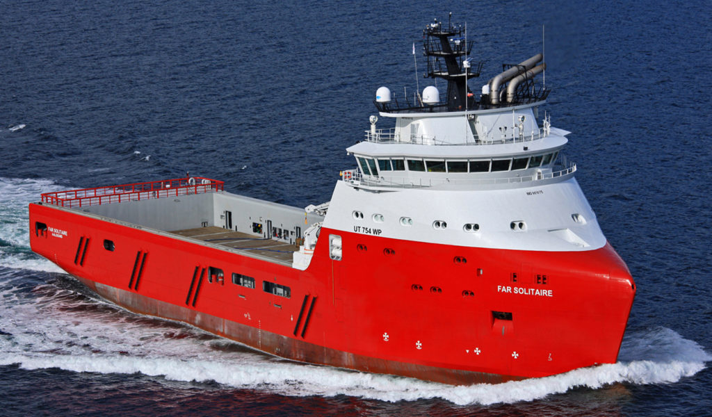 The platform supply vessel Far Solitaire.