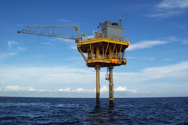 A Sea Swift platform.
