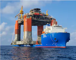 The King’s Quay semisubmersible arrived in the Gulf of Mexico in September. The King’s Quay semisubmersible arrived in the Gulf of Mexico in September.