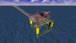 Scheduled for deployment in 2024, the Whale semisubmersible has what Shell describes as a “simplified, cost-efficient host design.” Scheduled for deployment in 2024, the Whale semisubmersible has what Shell describes as a “simplified, cost-efficient host design.”