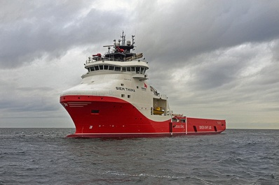 The platform supply vessel Siem Thiima.