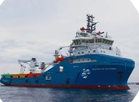 The AHTS Rochedo de S&atilde;o Pedro.