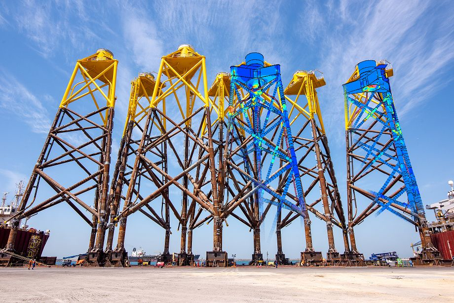 Lamprell Akselos Offshore Wind Farm Jackets