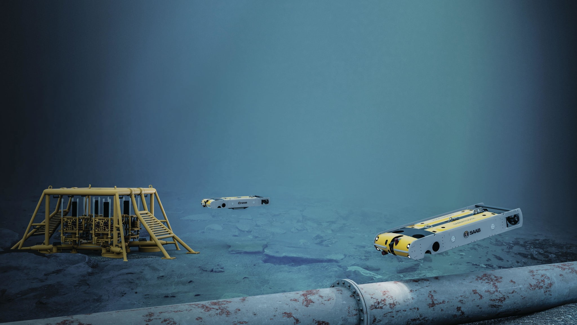 The Sabertooth is a hybrid AUV/ROV capable of working in deepwater either as an autonomous vehicle, or via a tether.
