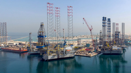 Lamprell has three facilities in the Hamriyah Free Zone, the main yard which is located in Phase 1 and two smaller yards in Phase 2.