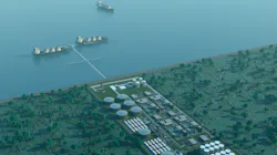 The Wilhelmshaven terminal layout will comprise six ship berths, 2 MMcm of onshore storage capacity using 10 onsite tanks, of which six will be available during the initial stage. The Wilhelmshaven terminal layout will comprise six ship berths, 2 MMcm of onshore storage capacity using 10 onsite tanks, of which six will be available during the initial stage.