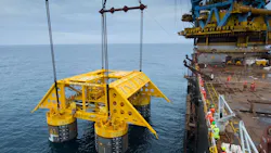 An Åsgard subsea installation is pictured. The Mikkel Field is situated 35 km south of the Åsgard deposit Midgard. An Åsgard subsea installation is pictured. The Mikkel Field is situated 35 km south of the Åsgard deposit Midgard.