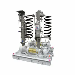 Amarinth API 610 OH1 pumps on bespoke skid ready for shipment to Kanfa Amarinth API 610 OH1 pumps on bespoke skid ready for shipment to Kanfa