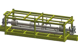 Fluids removed from gas in the main pipeline are held briefly in drop-out vessels alongside before continuing through a parallel, smaller-diameter pipeline. Fluids removed from gas in the main pipeline are held briefly in drop-out vessels alongside before continuing through a parallel, smaller-diameter pipeline.