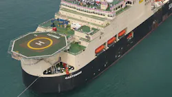 Saipem’s Castorone vessel will perform the offshore operations in 2025. Saipem’s Castorone vessel will perform the offshore operations in 2025.