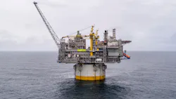 The Aasta Hansteen platform in the Norwegian Sea The Aasta Hansteen platform in the Norwegian Sea