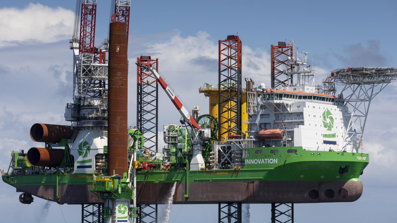 DEME&rsquo;s Innovation offshore installation vessel will carry out the foundation installation.