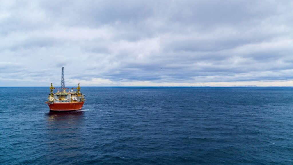 The Goliat platform operates in the Barents Sea.