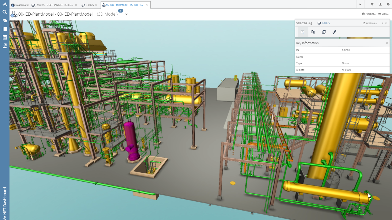 AVEVA Asset Information Management can be deployed as private cloud service through AVEVA Connect, allowing organizations to quickly and securely share critical information.