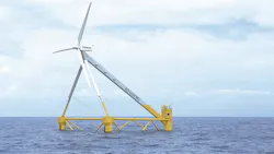 The X30 platform is said to combine the advantages of a single-point mooring system with a tension leg platform. The X30 platform is said to combine the advantages of a single-point mooring system with a tension leg platform.