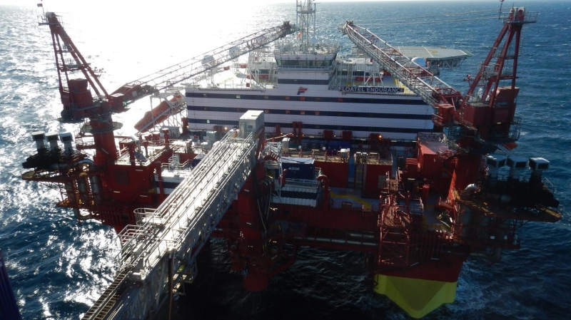 Floatel Endurance is a semisubmersible accommodation and construction support vessel.